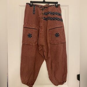 EARTHBOUND Rust Cargo Pants with Black Accents